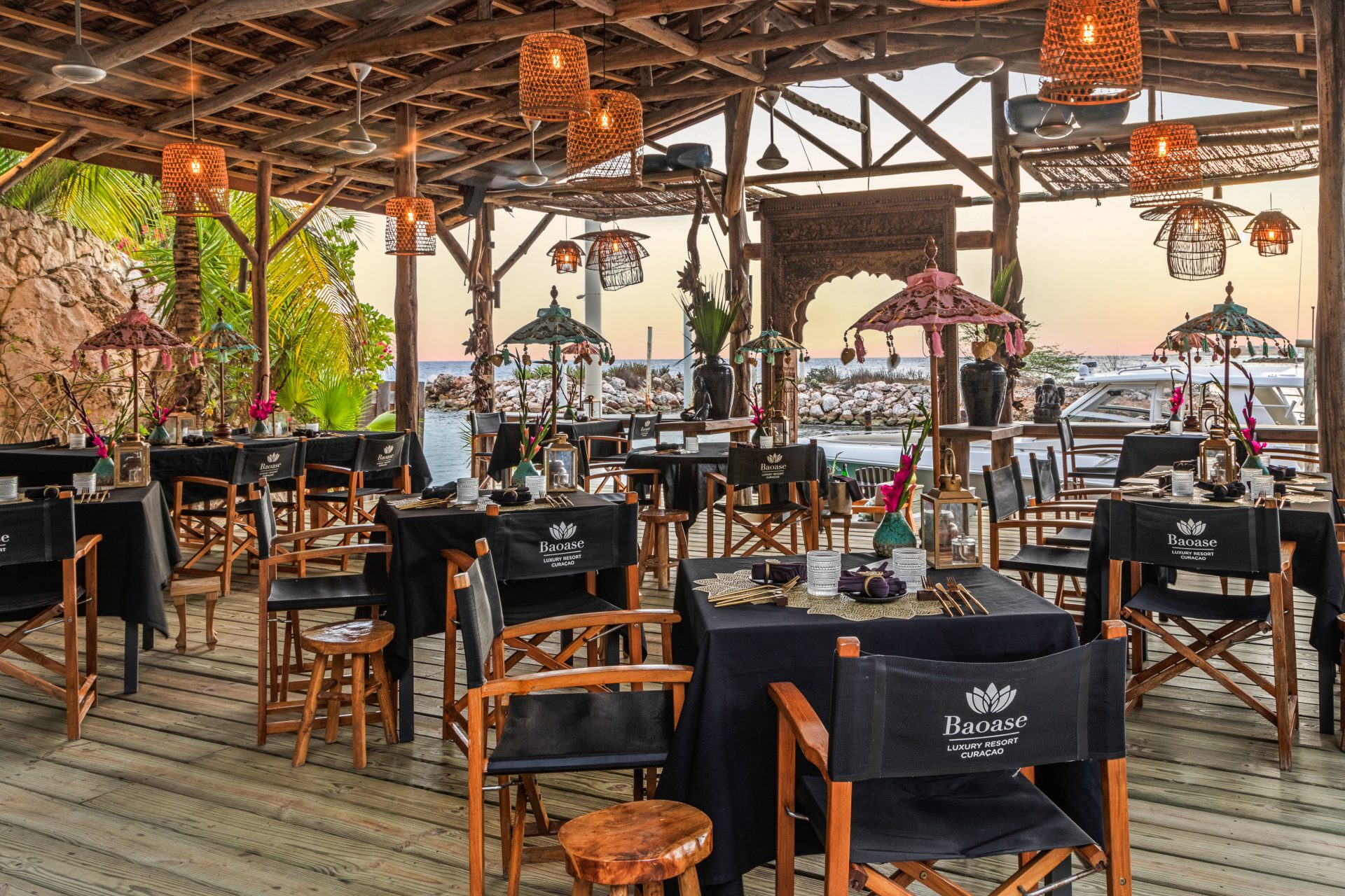 Luxury beachfront dining at Baoase Culinary Beach Restaurant