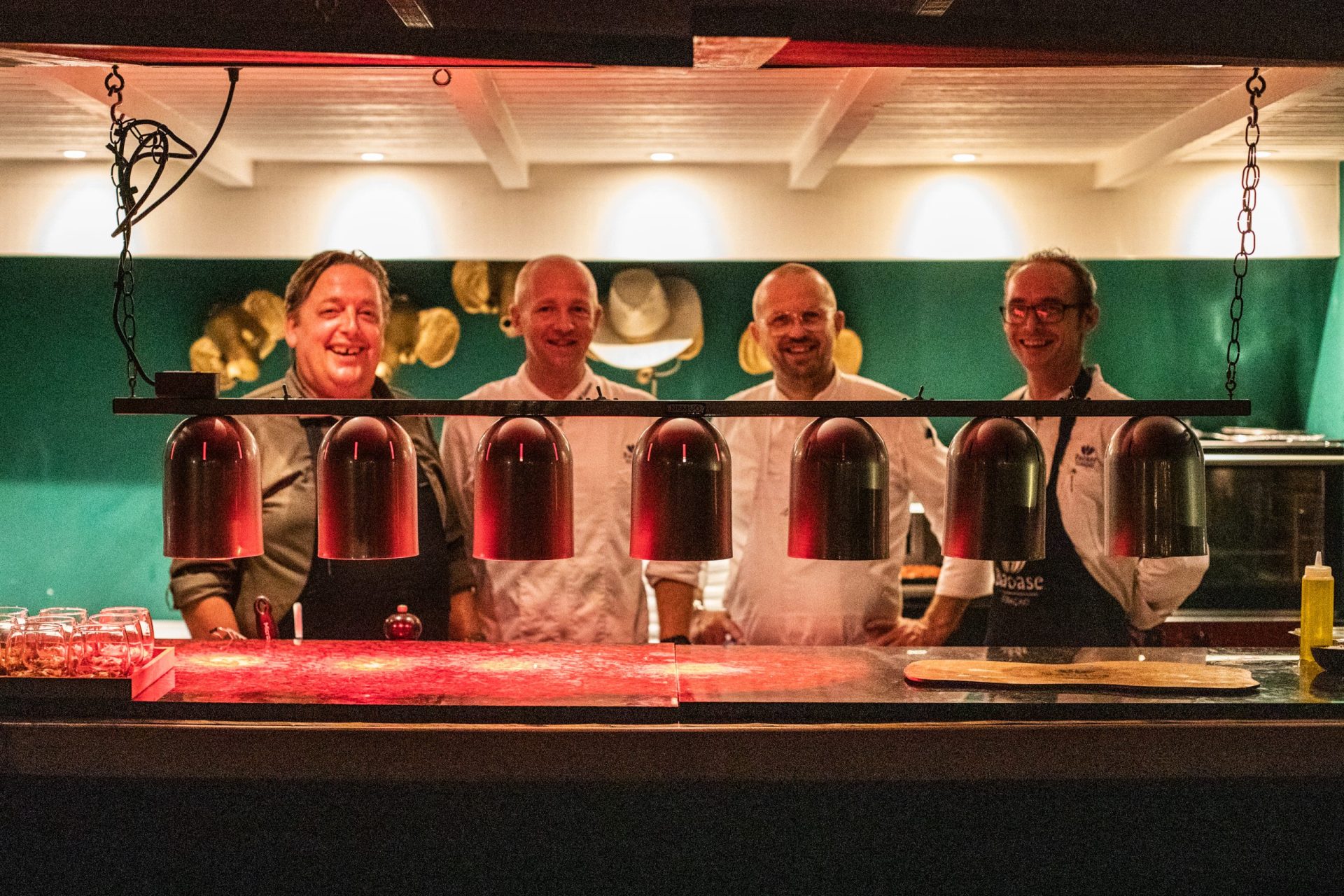 four caribbean chefs