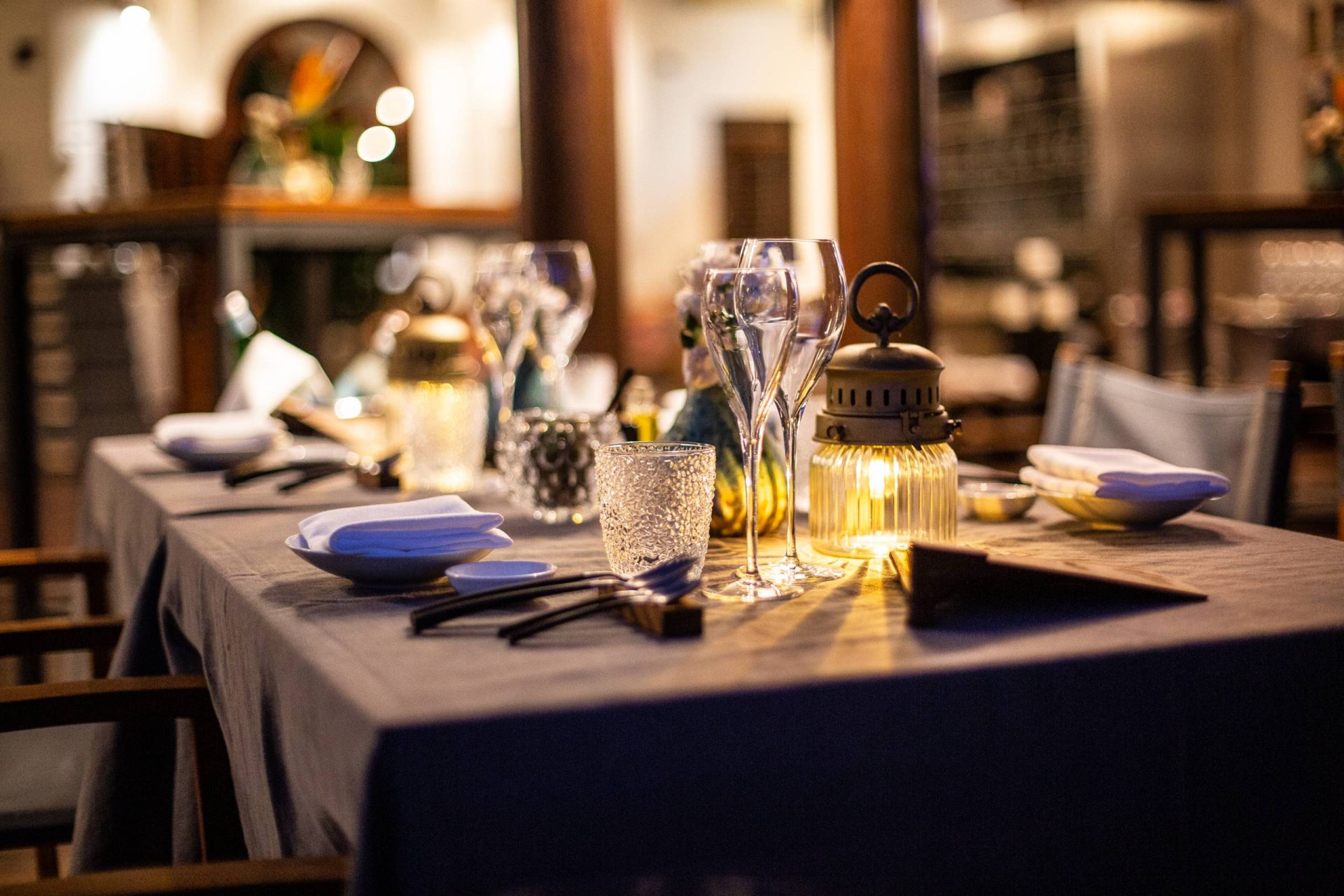 breakfast table at Baoase