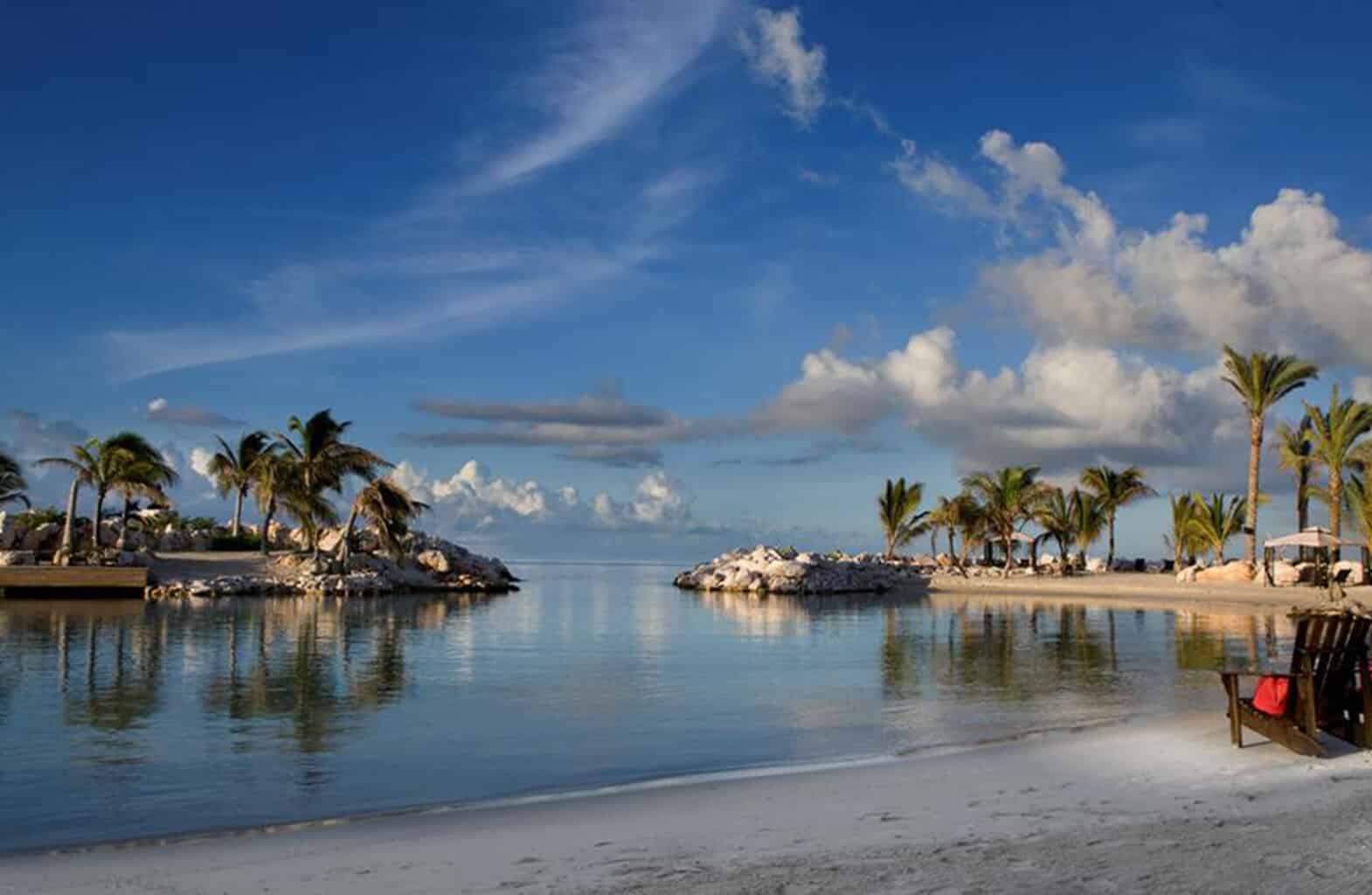 calming afternoon beach