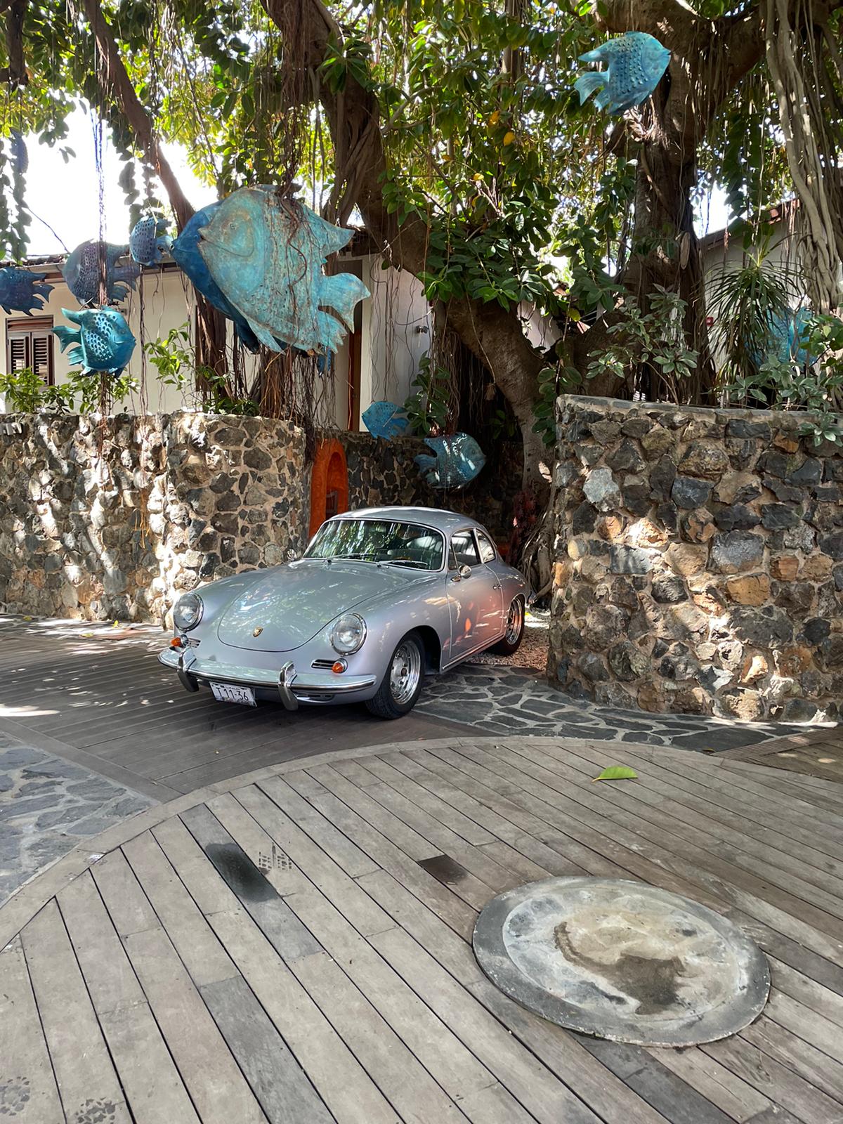 old car parked at baoase
