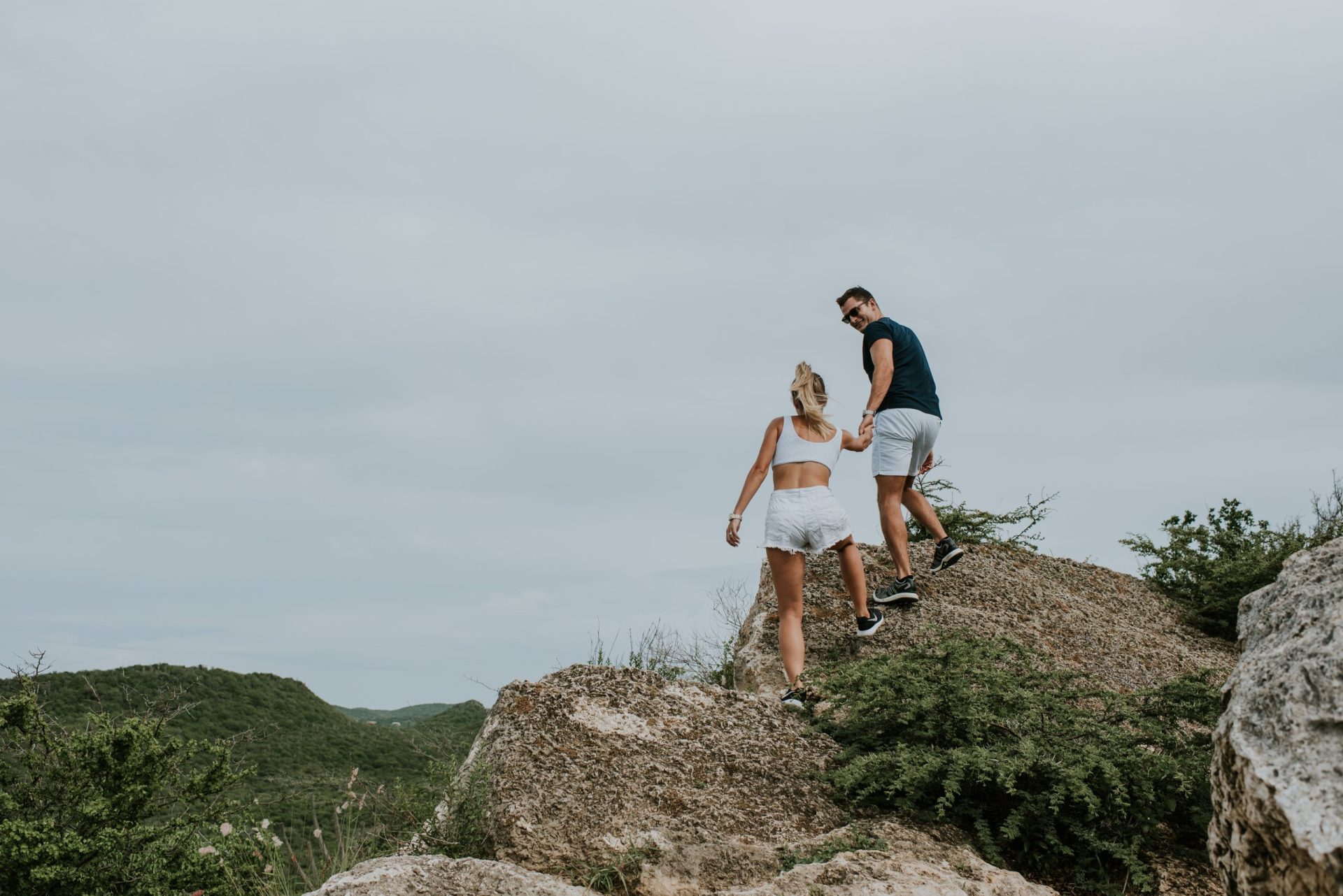 couple hiking