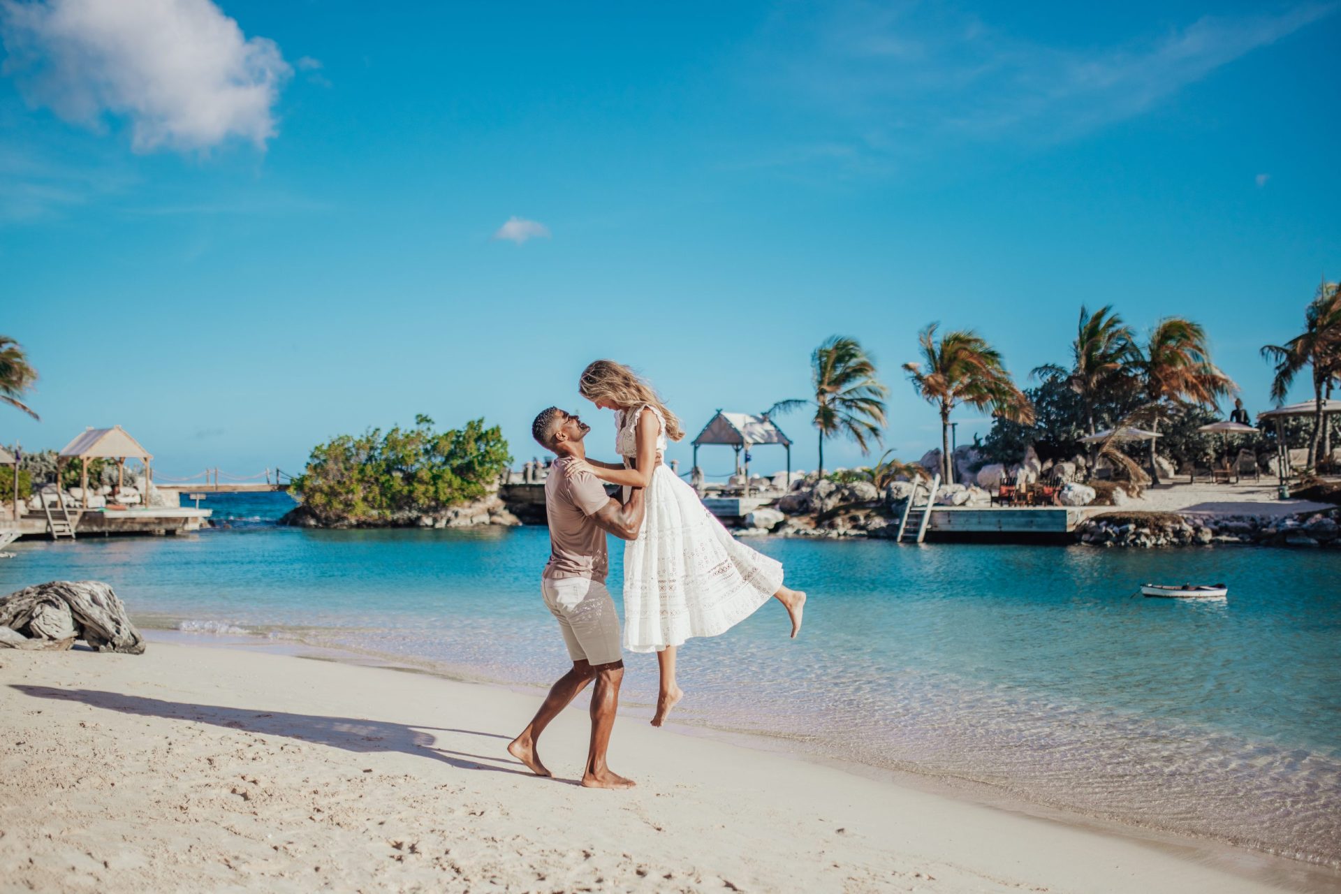 couple by the beach
