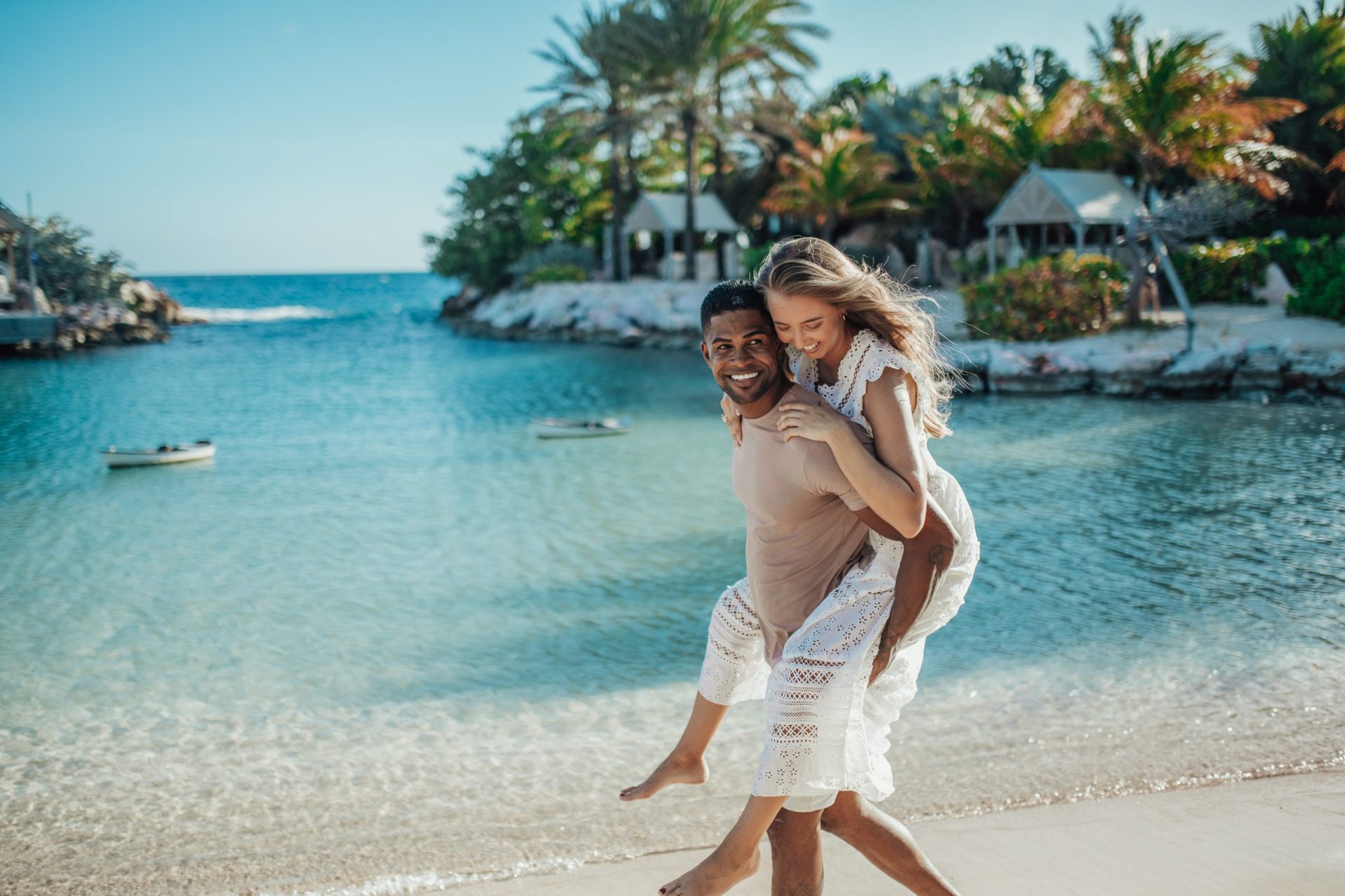 couple on the beach