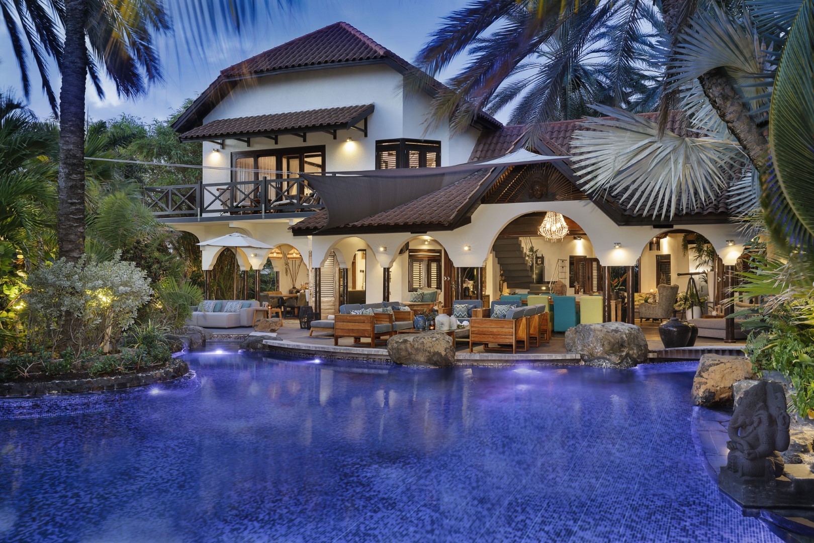 private apartment with pool